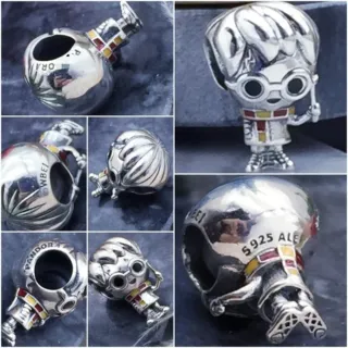 Pack 6 Charms Harry Potter Pandora