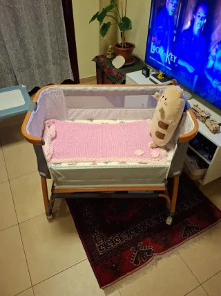 Cuna infantil 0-8 meses con ruedas