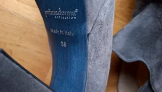 Scarpe con tacco grigie