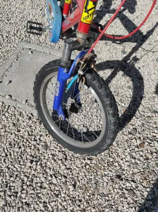 Bicicletta bimbi 16 pollici rossa