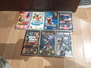 Lote 7 Cajas Juegos PSP