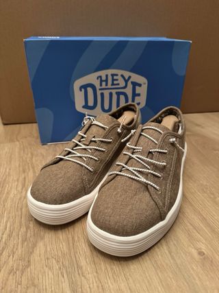 Zapatillas Hey Dude Hombre Beige/Marrón