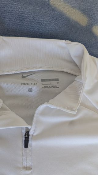 Sudadera Nike 3/4 Zip Entrenamiento Blanca