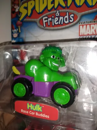 Coches Spiderman y Hulk Race Car Buddies