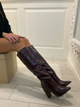 Stivali donna marrone tg 39 nuovo