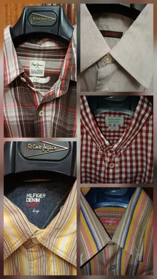 Lote 5 Camisas Hombre Talla L