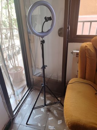 aro de luz grande con tripode 160 cm (2a mano)