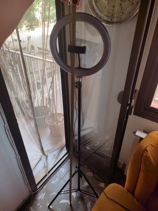 aro de luz grande con tripode 160 cm (2a mano)