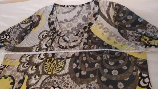 Camisa estampada manga larga