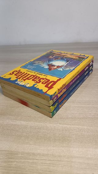 Lote de 4 libros de pesadillas RL Stine