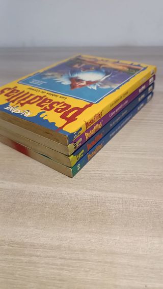 Lote de 4 libros de pesadillas RL Stine