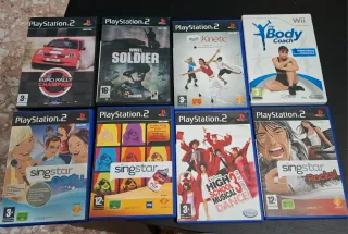 Juegos de PlayStation 2 y wii