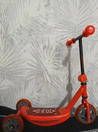 Patinete 3 Ruedas Niño Rojo