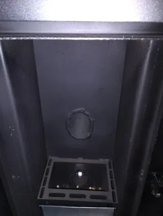 Hidroestufa negra nueva.