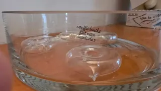 Centrotavola per candele galleggianti