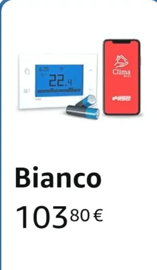 Termostato Vemer VE788600 WiFi Bianco