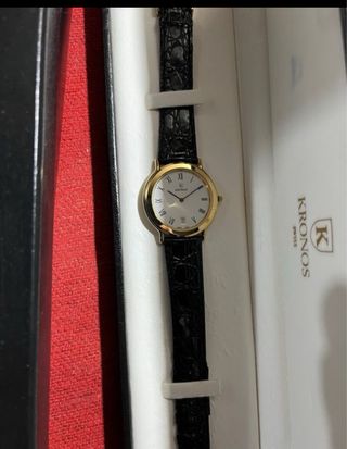 Reloj Kronos Oro y Negro
