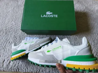 Zapatillas Lacoste Blancas y Verdes
