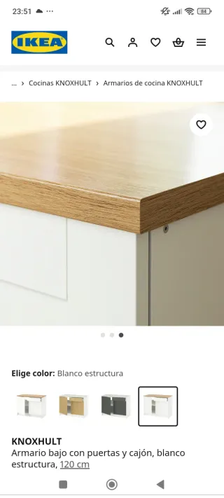 Módulo cocina IKEA KNOXHULT con fregadero