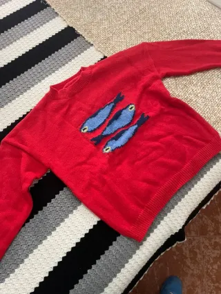 !OFERTON¡ Jersey Rojo Vintage Sardinas