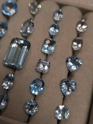 Aguamarinas naturales