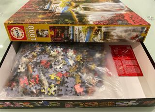 Puzzle Educa 1000 Piezas. Catarata en el bosque.