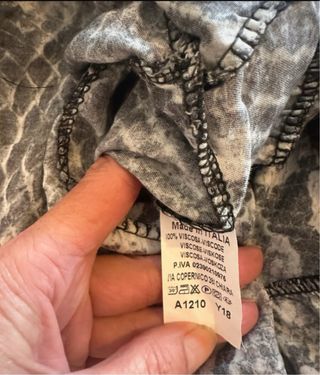 Vestido mini estampado serpiente