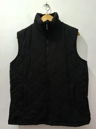 Gilet trapuntato nero