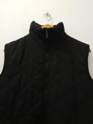 Gilet trapuntato nero
