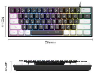 Teclado Gaming 60% RGB MageGee