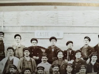 Fotografía Ferroviarios Castejón 1905