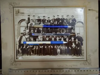 Fotografía Ferroviarios Castejón 1905