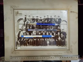 Fotografía Ferroviarios Castejón 1905