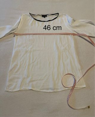 Camisa Massimo Dutti blanca manga larga