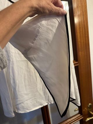 Camisa Massimo Dutti blanca manga larga