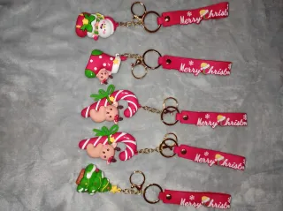 Llaveros Navideños Divertidos