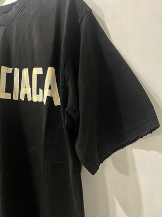 Camiseta Balenciaga Negra Talla S, OVERSIZE