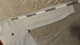 Sudadera Benetton Gris Talla Sadulto /XL Niño