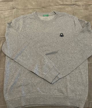 Sudadera Benetton Gris Talla Sadulto /XL Niño