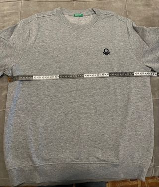 Sudadera Benetton Gris Talla Sadulto /XL Niño
