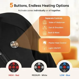 Sudadera DR.PREPARE Calefactable Negra Talla XL