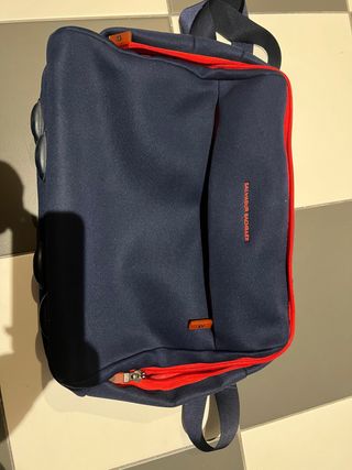 Bolso Viaje/Ordenador Salvador Bachiller Azul/Rojo