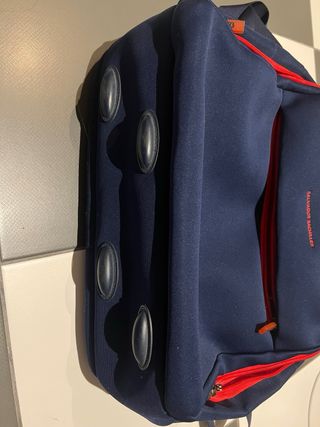 Bolso Viaje/Ordenador Salvador Bachiller Azul/Rojo