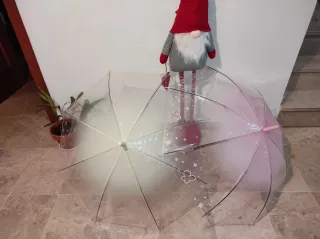 Paraguas infantiles transparentes