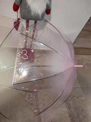 Paraguas infantiles transparentes