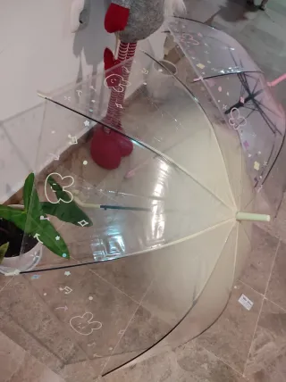 Paraguas infantiles transparentes