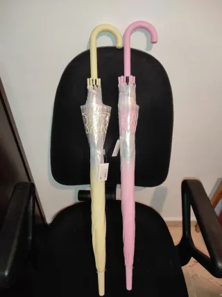 Paraguas infantiles transparentes