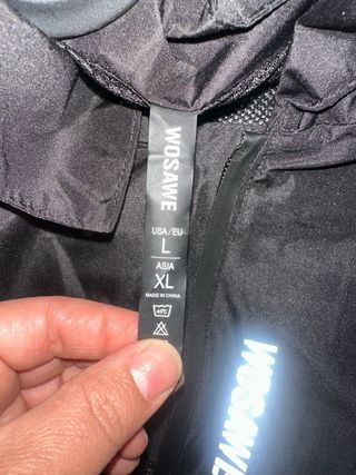 Cortavientos WOSAWE Negro