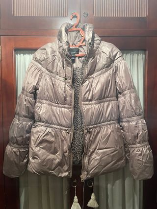 Cazadora  Mango Talla M Beige