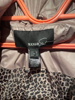 Cazadora  Mango Talla M Beige